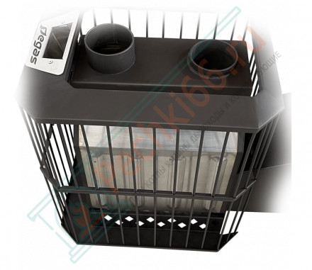 Печь для бани Пегас-26 сетка, закрытая каменка (Pegas)