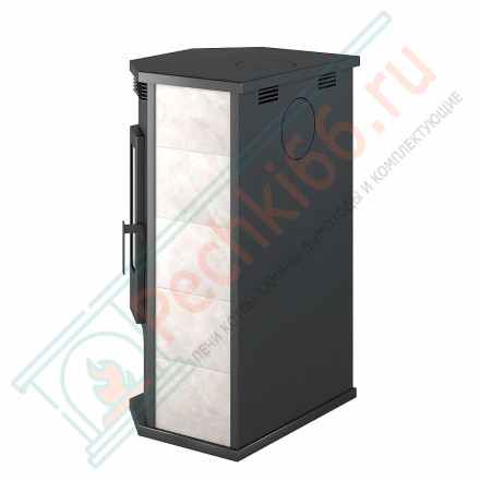 Печь-Камин ВЕЗУВИЙ ПК-05 Призматик беж. 12 кВт (200 м3) Ø 150мм