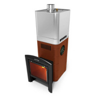 Печь для бани Бирюса 2013 Inox Витра ЗК терракота (T.M.F) до 18 м3 Печь для бани Бирюса 2013 Inox Витра ЗК терракота (T.M.F) до 18 м3