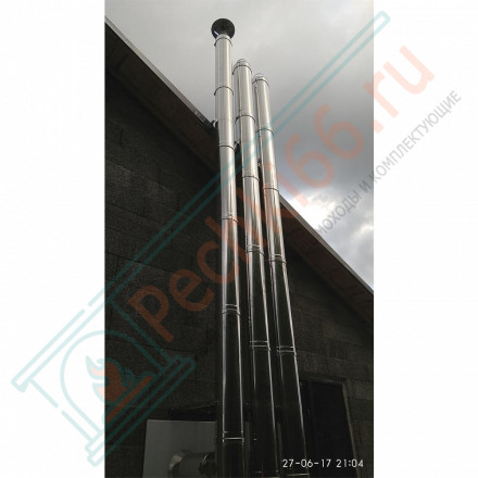 Монтаж дымохода Вулкан