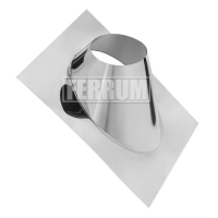 Крышная разделка угловая 30-45° (НЕРЖ-430/0,5) d-200 (Феррум)