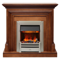 Электрический Каминокомплект Bradford - Орех с очагом Chesford