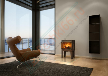 Чугунная печь-камин F 305 R LL BR, стеатит (Jotul)
