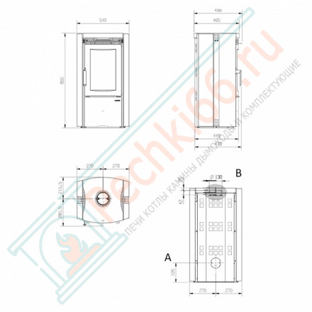 Печь-камин Ester (La Nordica)