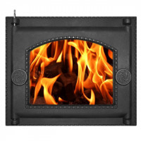 Дверка топочная ДТ-6АС со стеклом окрашенная (Рубцовск-Литком)