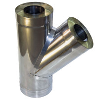 Сэндвич-тройник 135° (НЕРЖ-439/1,0-НЕРЖ-439/0,5) d-150/210 (УМК)