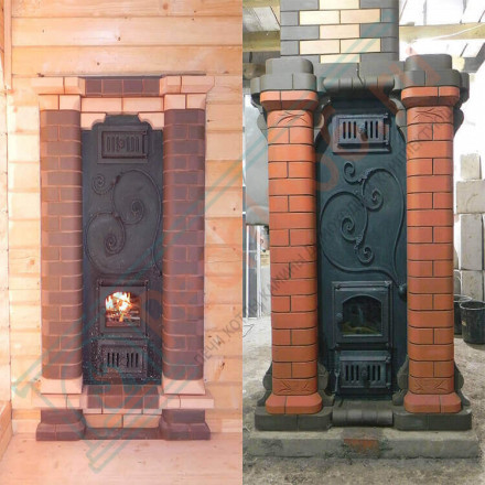 Банная печь № 03Р с подогревом предбанника (Тройка) до 36 м3