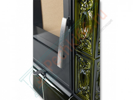 Керамическая печь Helvetia KPI, кафельный цоколь, Т/О 6.9 кВт, 2-цвета (ABX)