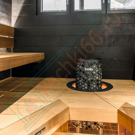 Печь для бани и сауны Himalaya 70 (пульт Pure в комплекте; 6,8 кВт; цвет cталь; 100 кг камней)