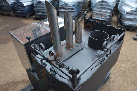 Банная печь Горыныч 3 (ЗК) с конвекционным порталом, под бак 100 л (ТермоСфера)