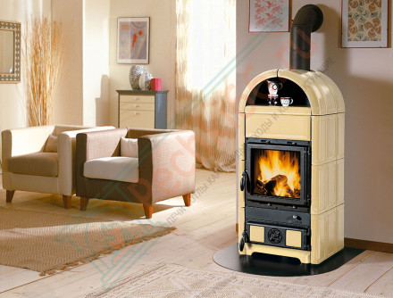 Печь-камин Luna, цвет бежевый (La Nordica)