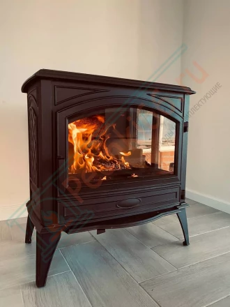 Чугунная печь Dovre 760WD под ключ (монтаж 04.2018)