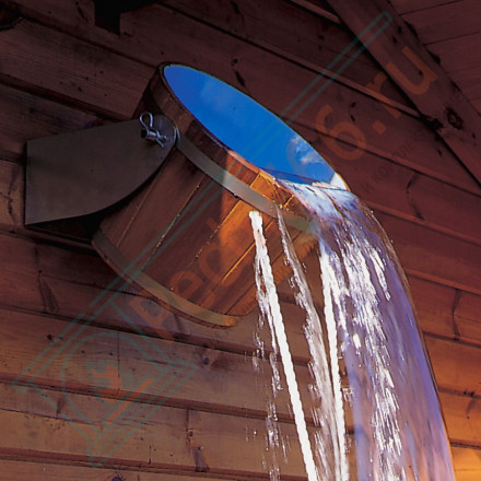 Обливное ведро Перевертыш для улицы 14,5 л, порода дерева камбала (Blumenberg)