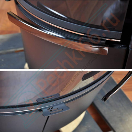 Печь-камин Atika Ceramik, черная (Thorma)