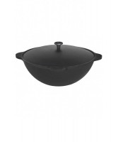 Чугунный казан с крышкой 6л. (Везувий)