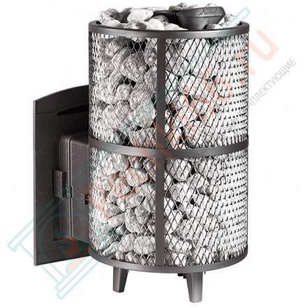 Чугунная печь для бани Атмосфера XL (Про) нержавеющая сетка (ProMetall)