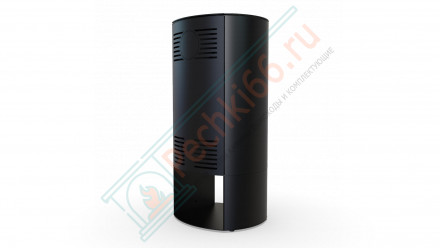 Печь-камин Orbis Log, белая сталь (Defro-Home) 9кВт