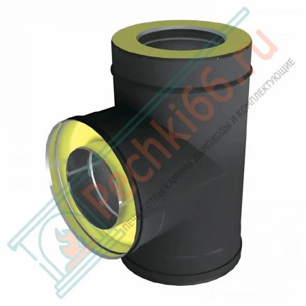 Тройник 90° V50R с изол (AISI-321/0,5-ОЦИНК-RAL/0,5) d-120/220 (Вулкан)