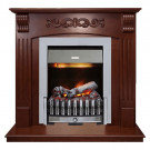 Электрический каминокомплект Sorrento угловой - Орех с очагом Danville Chrome FB2 Электрический каминокомплект Sorrento угловой - Орех с очагом Danville Chrome FB2