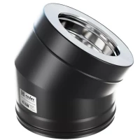 Сэндвич-отвод 30° (AISI-316L/0,8-430/ЭМАЛЬ) d-250/350 (Craft-HF-50BP)