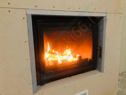 Каминная топка Kratki Antek/180 под ключ (монтаж 02.2018)