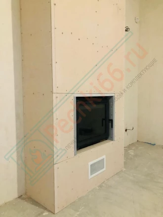 Каминная топка Kratki Antek/180 под ключ (монтаж 02.2018)