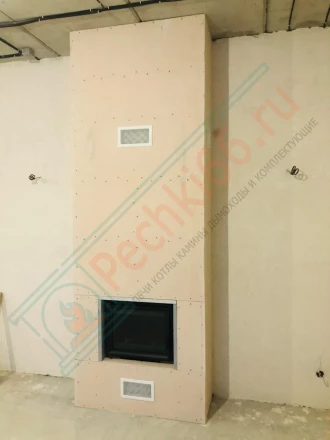 Каминная топка Kratki Antek/180 под ключ (монтаж 02.2018)