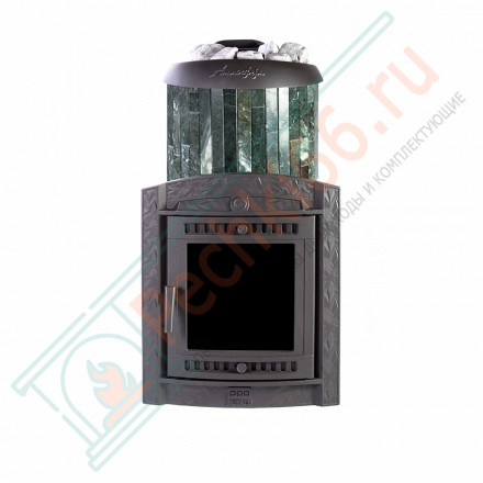 Банная печь Атмосфера XL, ламели "Змеевик"(ProMetall)