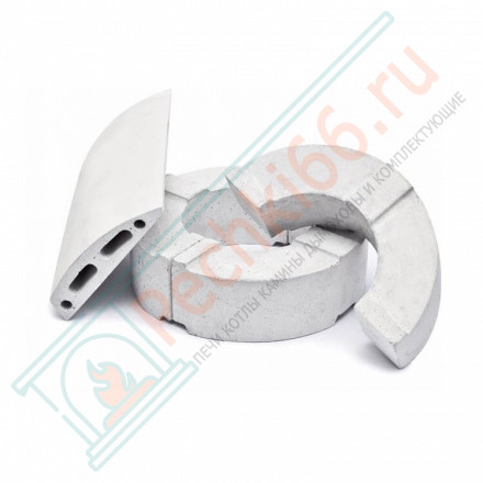 Печь-камин Delia Plus Ceramik, белая (Thorma)