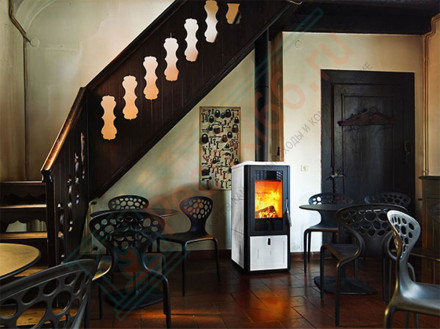 Печь-камин Chari Old Amber, цвет янтарный (MCZ)