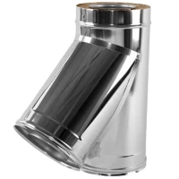 Тройник 45° V50R с изол (AISI-310S/0,8-AISI-304/0,5) d-250/350 (Вулкан-Cerablanket)