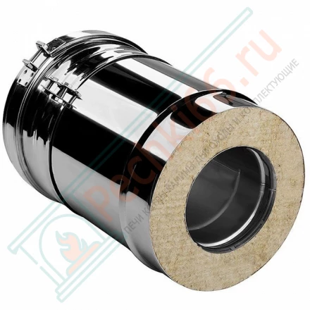 Труба V50R телескопическая с изол L=260-380 (AISI-310S/0,8-AISI-304/0,5) d-160/260 (Вулкан-Cerablanket)