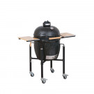 Керамический гриль с ножками и столиками Classic Basic (Monolith)