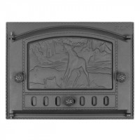 Дверца топочная ДК-2Б "Природа" окрашенная (Рубцовск-Литком)