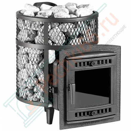 Чугунная печь для бани Атмосфера-М (Мини) сетка (ProMetall)