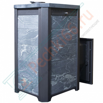 Печь банная Сказка пироксенит, удлиненная топка (Варвара)