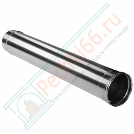 Труба прямая L=1000 без изол (НЕРЖ-321/0,8) d-300 (Дымок-Lux)