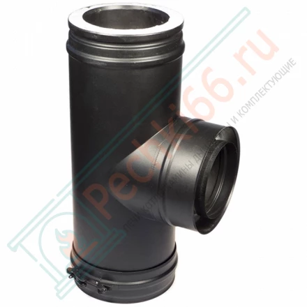 Тройник 90° (AISI-310S/1,0 мм-ОЦИНК-RAL/0,6) d-150/200 (Schiedel-Permeter ULTRA)