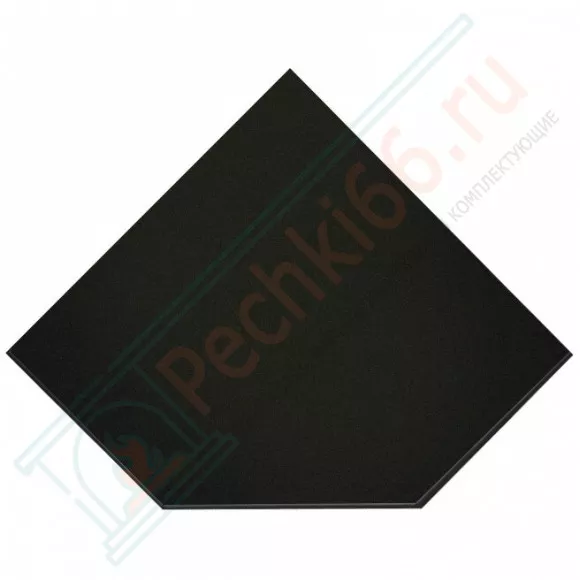 Притопочный лист VPL021-R9005, 1100Х1100мм, чёрный (Вулкан) в Казани