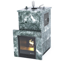 Печь для бани Геленджик-М2 в змеевике (ИзиСтим)