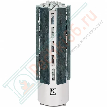 Электрокаменка FORTA 15 kW, в облицовке Онего Грин (KARINA) до 24 м3