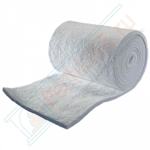 Одеяло огнеупорное керамическое иглопробивное Blanket-1260-64 610мм х 25мм - рулон 7300 мм (Avantex) в Казани