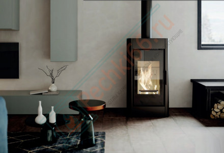 Печь-камин Solum, серая сталь (Defro-Home) 9кВт