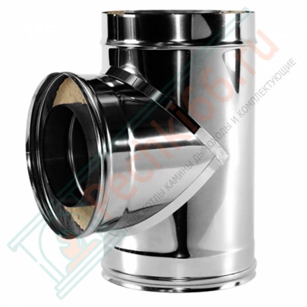 Тройник 90° V50R с изол (AISI-321/0,5-AISI-304/0,5) d-200/300 (Вулкан)
