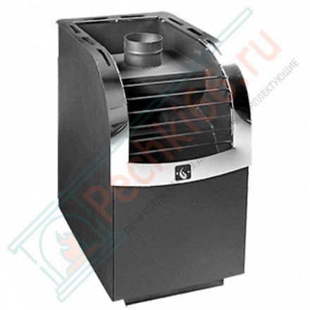 Печь для бани Ниагара Сетка 16 антрацит (Термофор) до 16 м3