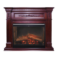 Каминокомплект Luxemburg - Темная вишня с очагом Symphony 30'' DF3020-INT