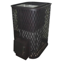 Чугунная печь для бани Торнадо 20М1 А, с Т/О, без выноса (Компакт) до 20 м³