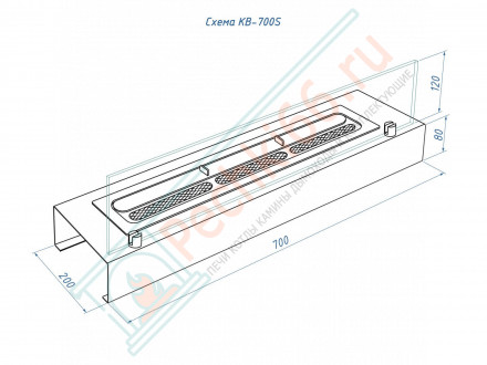 Каминная вставка 700 S (Lux Fire)