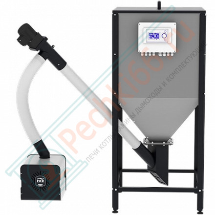 Пеллетная горелка ZOTA Fox 25 (горелка+ПУ+механизм+бункер 200 литров)