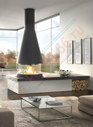 Круглая топка M360 T конический кожух (Piazzetta)